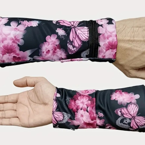 2/$30 Y2K Floral Barbiecore Pink Butterfly Wearable Running Pouch Preppy(#0136) - Picture 4 of 8